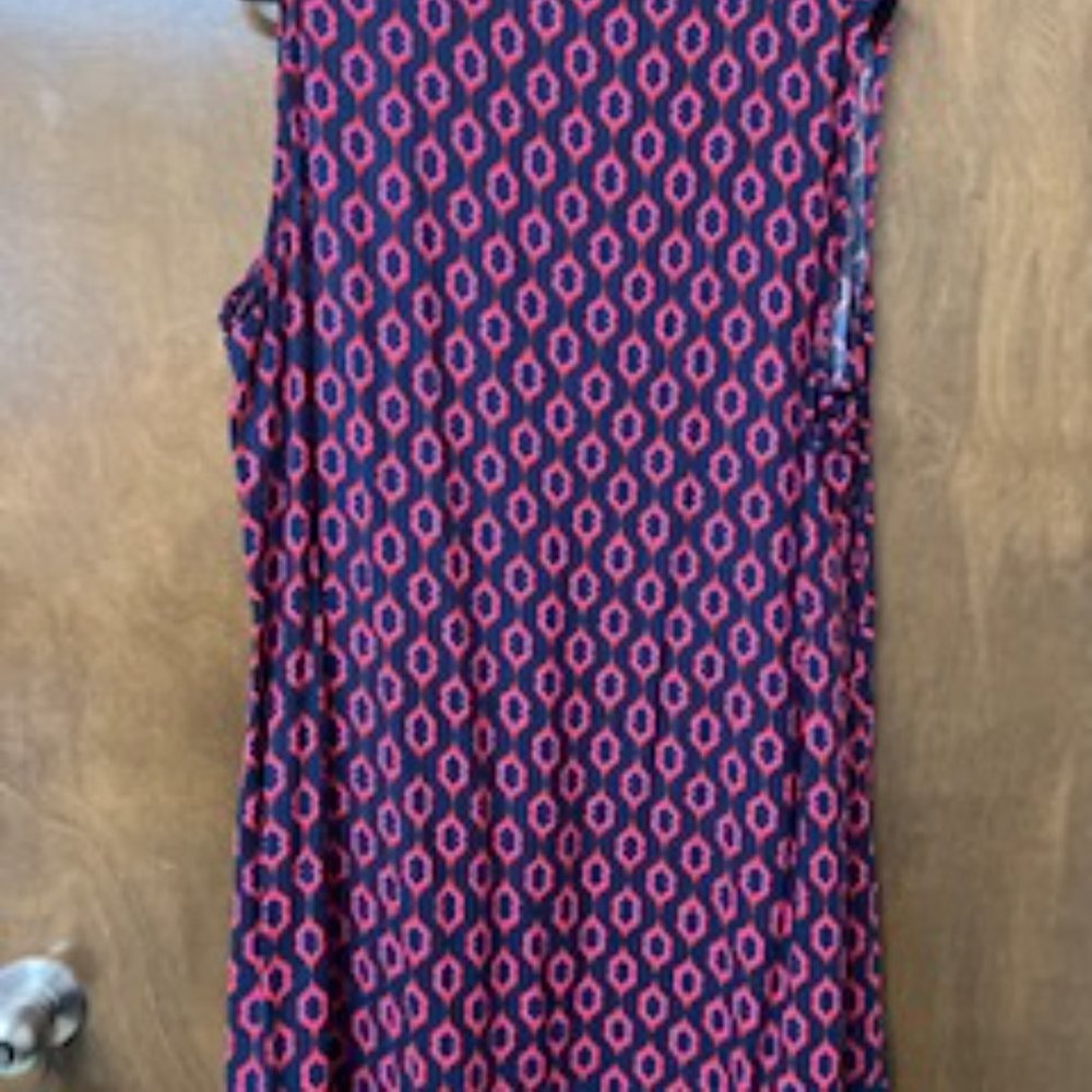 1X Escapada Womens Dress Navy and Red - Picture 6 of 6
